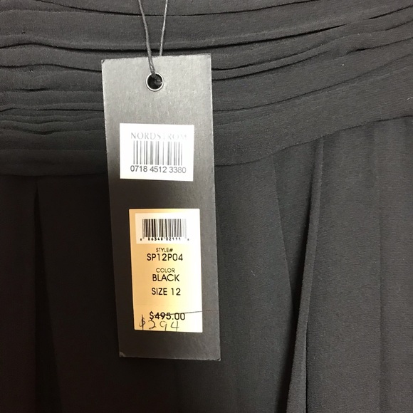 Rachel Zoe black draped pants/Palazzo size 12 New With Tag - Picture 5 of 12